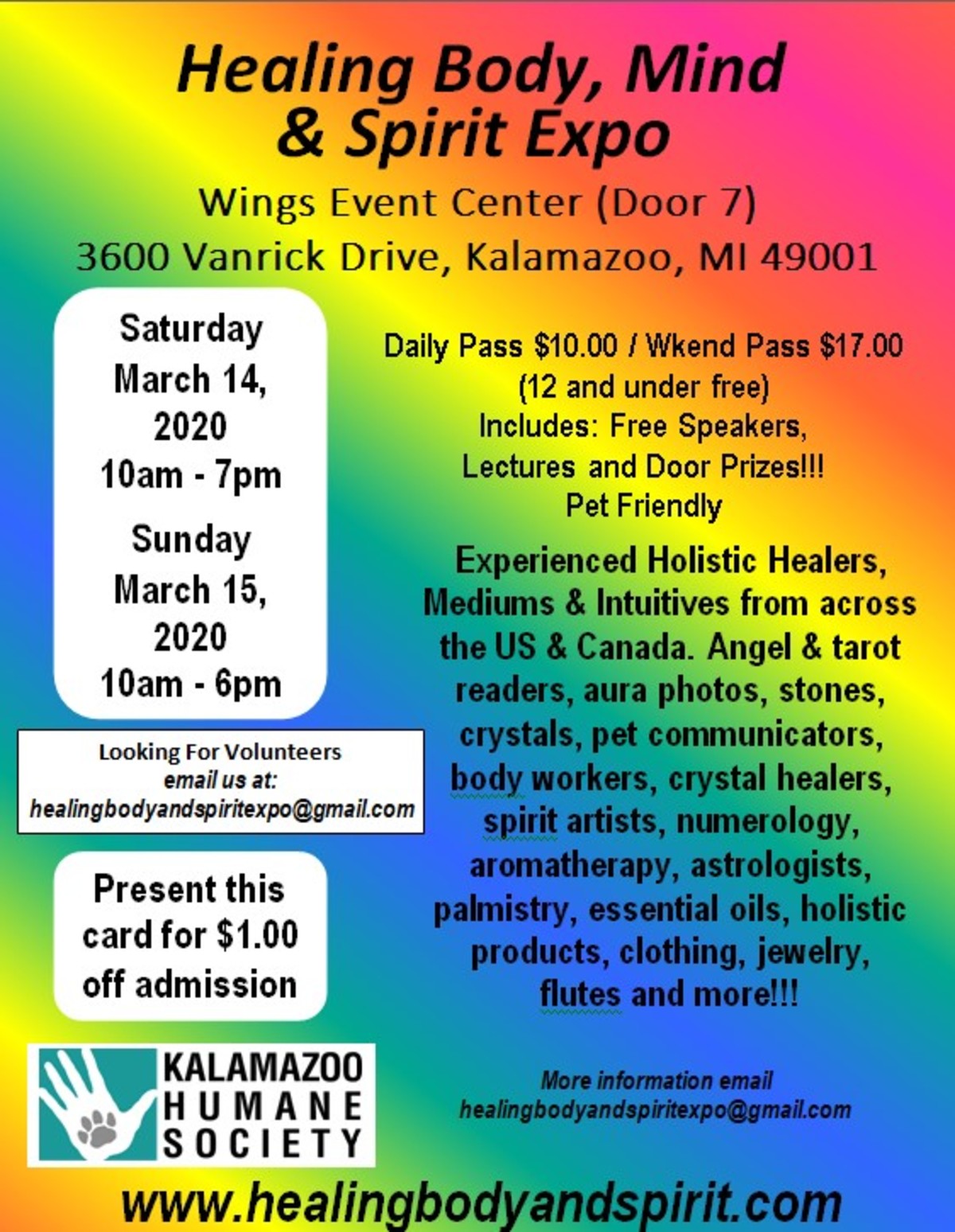 Healing Body and Spirit Expo 2020 in Kalamazoo, MI | Everfest